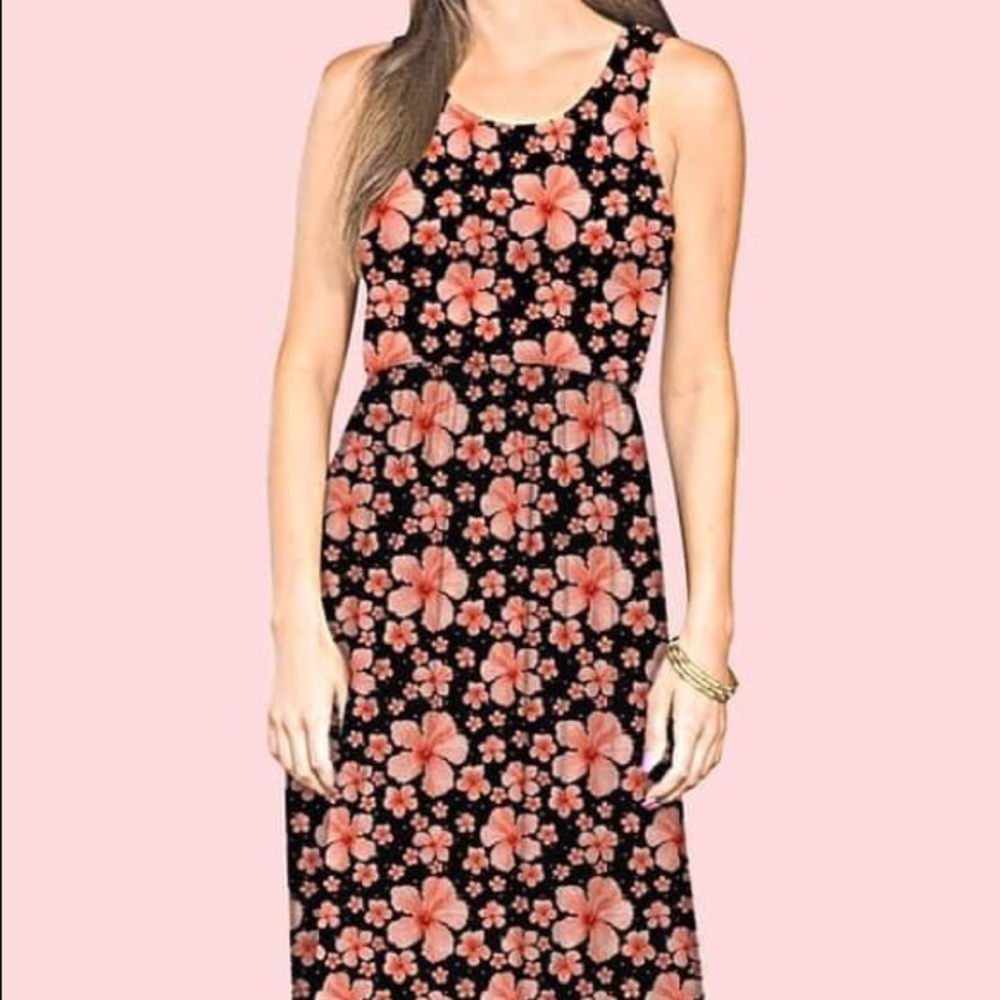 Legging material maxi dress.   NWT